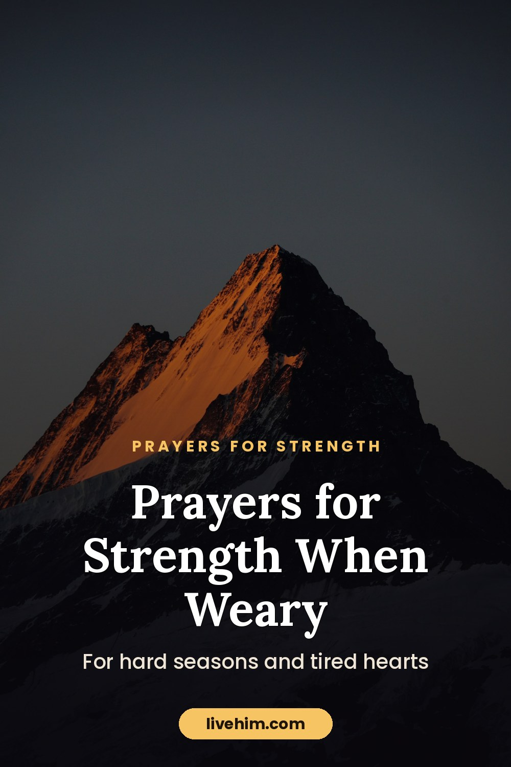 Prayer for Strength: When You're Worn Out and Weary